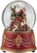 Santa with Snowflakes Musical We Wish You a Merry Christmas 100mm Snow Globe